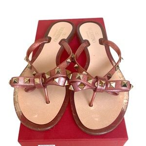 AUTHENTIC VALENTINO ROCKSTUD JELLY THONG SANDALS